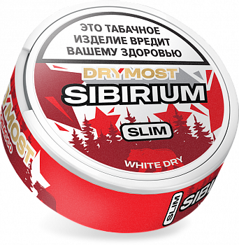 Жевательный табак DryMost SLIM "Sibirium White Dry"